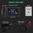 HTRC 12V/35A 24V/18A Car Battery Charger for Auto Moto Truck Motorcycle AGM Lead Acid PB GEL LCD Display Smart Charging