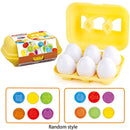 Montessori Eggs 3D Puzzle Learning Education Math Toys Kids Shape Match Smart Game for Children Educational Easter Gifts for Kid