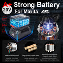 Brushless Electric Planer 15000RPM Cordless Handheld Cutting Tool Woodworking Trimmer Milling Engraving Tool For Makita Battery