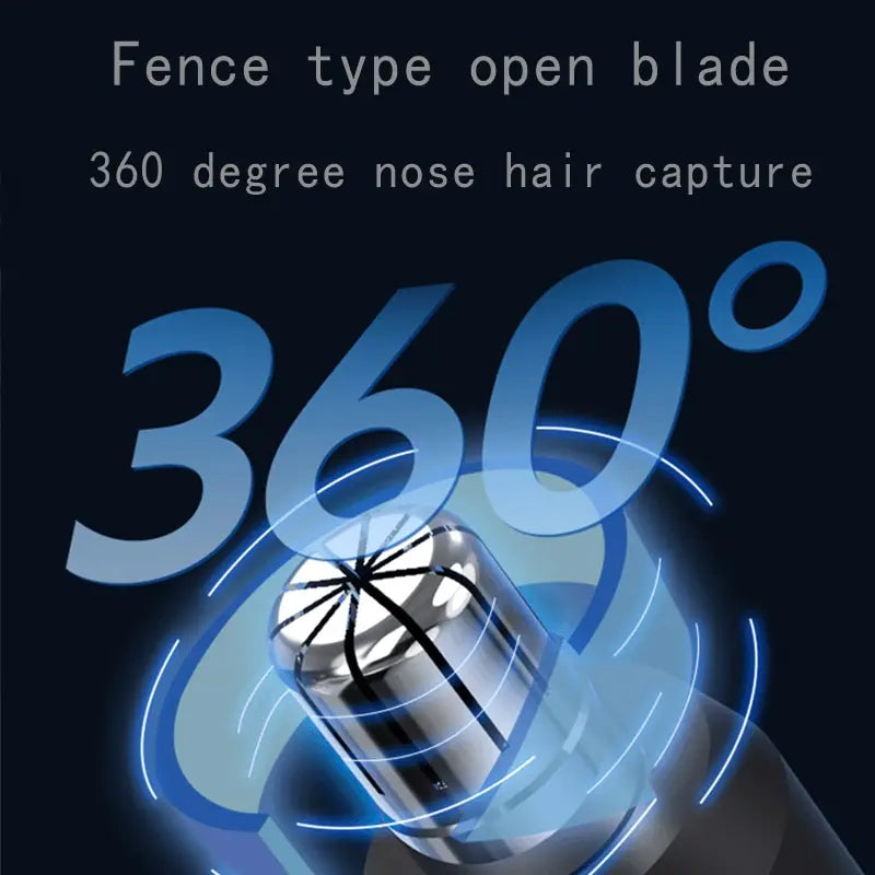 Electric Shaving Nose Ear Trimmer Safe Face Care Rechargeable Nose Hair Trimmer for Men Shaving Hair Removal Razor Beard