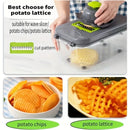 The Prep Architect | 22-in-1 Stainless Steel Vegetable Chopper & Slicer System