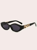 Retro Rectangle Sunglasses Women Brand Designer Vintage Small Frame Sun Glasses Ladies Classic Black Square Oculos De Sol