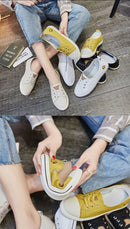 The 'Canvas' Leather Vulcanized Slip-On