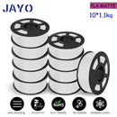 JAYO 3D Filament Printer PLA PLUS/PLA /PETG/PLA+2.0/ABS/TPU 1.75mm 10Rolls for FDM 100%No bubbel 3D Printer Materials DIY Gift