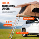 VEVOR Rooftop Tent Hardshell Folding Tent with Telescopic Ladder Mattress PVC Cover Bag Waterproof for Jeep SUV Van Pickup Truck