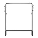 154*43*105cm Clothes Rack Shoes Rack Home Clothes Storage Rack Single Hanging Portable Bedroom Freestanding Clothing Rack