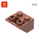 Wange 82Pcs/Lot 3660 2x2 Sloping Reverse Building Blocks Moc Slanted Parts Compatible with Brick  Children Toy Assembly Gift Box