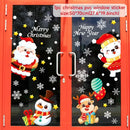 Christmas Window Stickers Merry Christmas Decorations For Home 2024 Christmas Wall Sticker Kids Wall Decals Happy New Year 2025