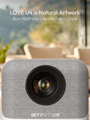 BYINTEK LOVE U4 Projector 4K Smart 1080P Mini Home Theater Video Android WIFI for Smartphone Cinema