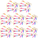 100-10PCS Amazing Light Toy Arrow Rocket Helicopter Flying Toy LED Light  Luminous Slingshot Toys Rubber Band Catapult Fun Party