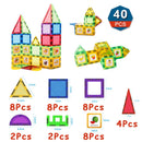 1Set Magnetisches Designer-Konstruktionsset Modell & Bauspielzeug DIY Magnetische Bausteine Montessori Lernspielzeug Für Kinder Geschenk