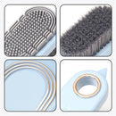 Multi-functional Long Handle Stain Removal Cleaning Brush For Shoes Double-Sided Home Cleaner Shoe Care Shoes Stain Dust Brushes