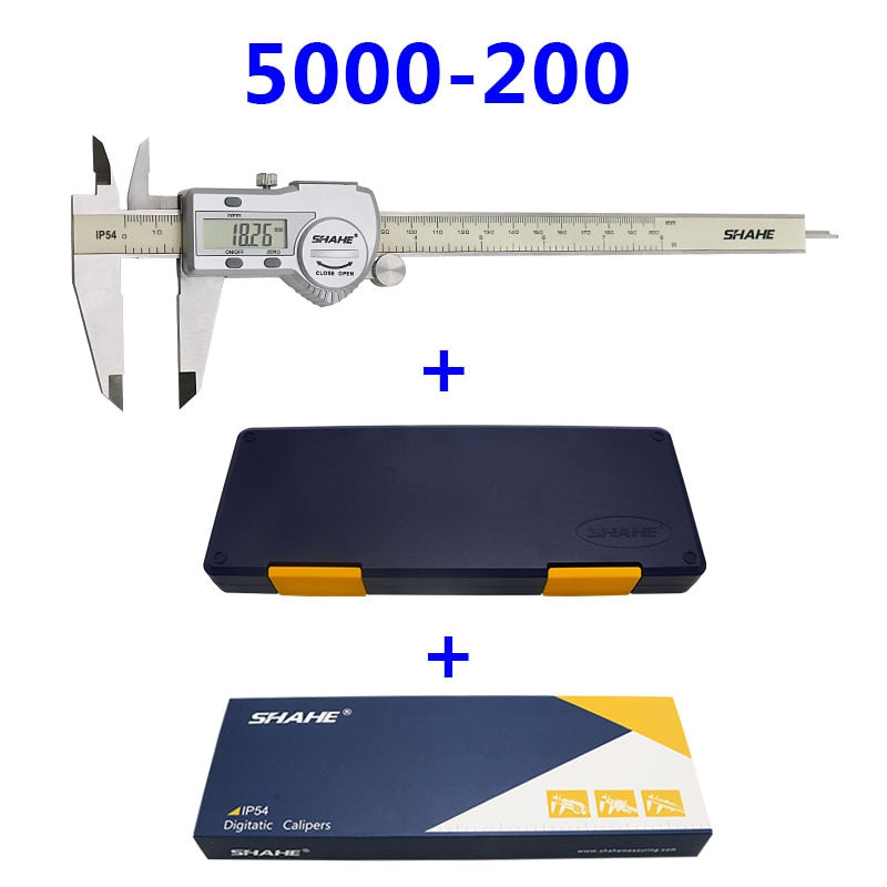 SHAHE Digital Caliper 0-150 mm/6&quot; Stainless Steel Digital Caliper Vernier Caliper Gauge Micrometer Electronic Caliper