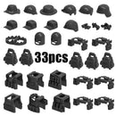 WW2 Military Building Blocks Mini Bricks Solider Figures Gifts Weapon Equipment Accessories USA Greman Vests Armor Toys For Kids