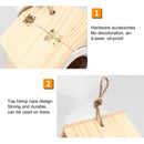 Bird Nest Sturdy Garden Decoration Wooden Bird House Eco-friendly Bird Nesting Box  Natural Wood Bird House Garden Decor