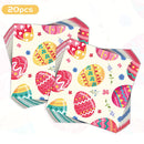 20pcs Easter Bunny Paper Napkins Disposable Napkins Easter Theme Birthday Party Dessert Napkins Spring Easter Party Decorations