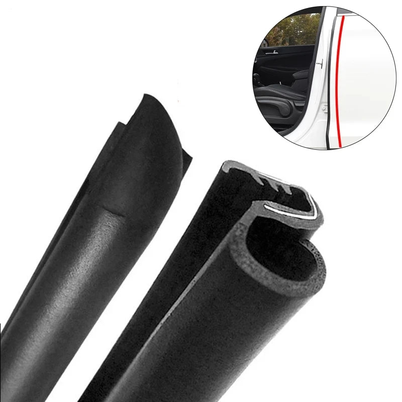 Car Seal Door Weatherstrip Car Door Edge Rubber Sealing For Car B Pillar Protection Sticker Front Auto Door Sealant 2Pcs/Lot