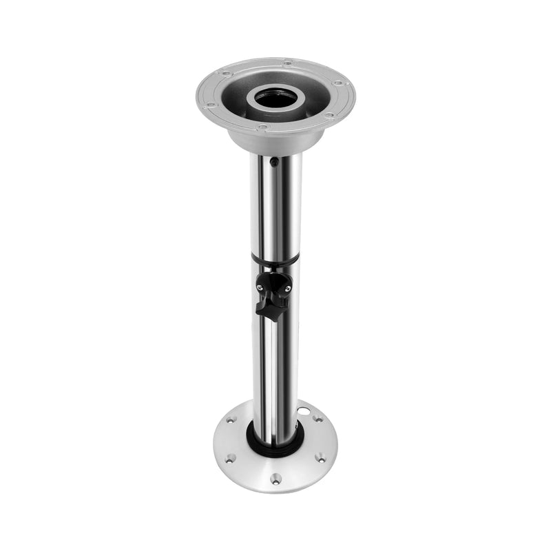 Aluminum Adjustable Table Pedestal Kit Detachable Table Base Stand Leg Base Mount Frame for Caravans, Motorhomes, Yachts