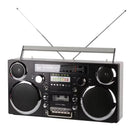 The Brooklyn | Retro Boombox with CD, Cassette & Bluetooth