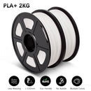 SUNLU 2KG 3D PLA/PETG/PLA PLUS/Clear Filament 1.75mm 2Roll 1KG 3D Printer Neatly Wound 3D Filament for 3D Printer& 3D Pen