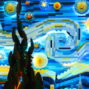 Building Blocks Light For 21333 Ideas The Starry Night Vincent Van Gogh(NOT Include the Model) LED Lighting Accessories  DIY Toy