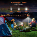 The Bivouac Breeze | 20000mAh Rechargeable Portable Camping Fan with LED Lantern