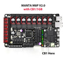 BTT Manta M8P V2.0 Motherboard Kit 32Bit for Klipper Raspberry Pi CM4 Ender 3 Silent High Performance 3D Printer Control Board