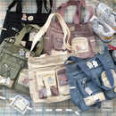 Waterproof Canvas Women Handbags Shoulder Bag Nylon Ladies Messenger Bag Oxford Crossbody Bags Tote Book Bags for Girls Satchels
