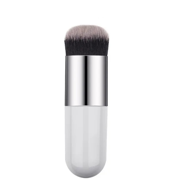 2023 New Chubby Pier Foundation Brush Flat Cream Makeup Brushes Professional Cosmetic Make-up Brush