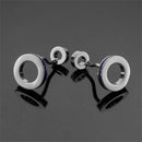 Luxury men's French shirt cufflinks classic round blue black stars rudder cuff buttons suit accessories jewelry gifts wholesale