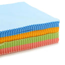 10/20/50/100pcs Chamois Glasses Cleaner Jewelry Care Wipe Cleaning Cloth Microfiber For Glasses Lens Phone Screen(Random Color)