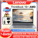2024 Lenovo ThinkBook 16+ Laptop AMD R7-8845H Radeon 780M 16GB/32GB LPDDR5x RAM 1TB/2TB SSD 16inches 2.5K 120Hz Screen Notebook