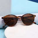 Retro Runde Polarisierte Sonnenbrillen Männer Frauen Klassische Leopardenrahmen Sonnenbrillen Mode Schwarz Fahren Männlich Weiblich Brillen UV400