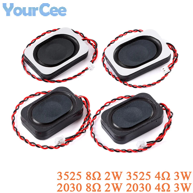 3525 2030 4 ohm 3w 8 ohm 2W Speaker 3525 2030 Cavity 4Ω 8Ω 2 3 Watt BOX Bluetooth-compatible Audio Speaker for Notebook Computer