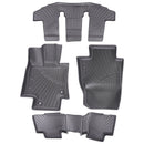 4x Car Floor Mats Liner for Toyota Highlander 2020-2024 7 Seats Rubber TPE