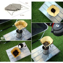 Stainless Steel Coffee Filter Paper Rack Portable Folding Coffee Dripper Tea Holder Storage Bag Camping Equipment