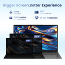 Teclast F17Plus Laptop, 17.3 Inches, for Intel N150, 16Gb Ram 512Gb Ssd, Windows 11 Pro, Notebook with 180 Rotation °   Mini-Hdmi Backlit Keyboard