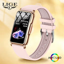 LIGE Fashion Smart Bracelet Women Smartwatch Men Heart Rate Monitor Waterproof Sports Fitness Ladies Smart Watch For Android IOS