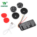 Universal Wireless Steering Wheel Multi Function button Bilateral Car Multi-function Switch Round Buttons Car Tuning Parts