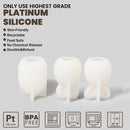 Nicole Bunny Eared Easter Egg Silicone Candle Mold Handmade Rabbit Easter Egg Chocolate Mould for DIY Candle Making Home Decor