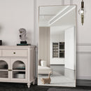 CASSILANDO Full Length Mirror 65" * 24 ", Floor Standing Mirror, Black Metal Frame Mirror， Full Body Mirror