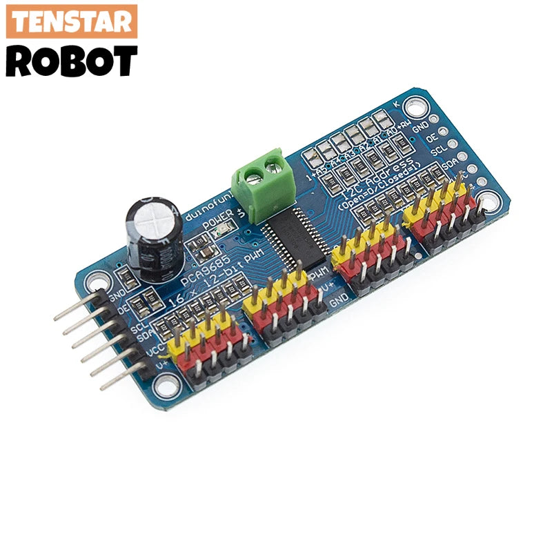 PCA9685PW 16 Channel 12-Bit PWM Servo Shield Driver I2C Interface PCA9685 Module For Raspberry Pi