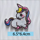 Rainbow Horse Unicorn Embroidery Patch Self-adhesive Applique Patches For Clothing Kids Decorative Mobile Phone Bags Stationery