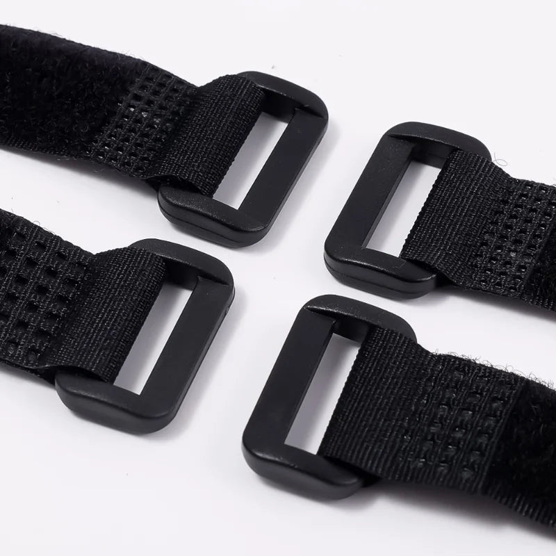 15PCS Self-adhesion Cable Ties 2cm Width Reverse Buckle Straps Nylon Cable Ties Fastener Tapes Self Aadhesive Hook Loop Tapes