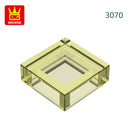 Wange 666PCS/lot 3070 1x1 Light Area Wooden Moc Loose Parts Compatible with Bricks DIY Children's Toy Assembly Gift Storage Box