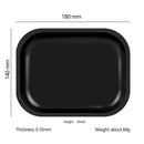 Cigarette Metal Rolling Tray 180*140MM Herb Smoking Accessories Kitchen Home Different Kind Tobacco TinPlate Storage Case