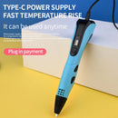 New 3D Pen 3D Printing Pen for Children 1.75mm PLA Filament DIY Drawing Birthday Christmas Gifts for Kids with Travel Case