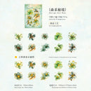 20pcs/lot Kawaii Stationery Stickers  A Poem of Flowers Junk journaling stickers Planner Decorative Mobile Scrapbooking Supplies