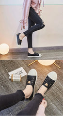 The 'Canvas' Leather Vulcanized Slip-On