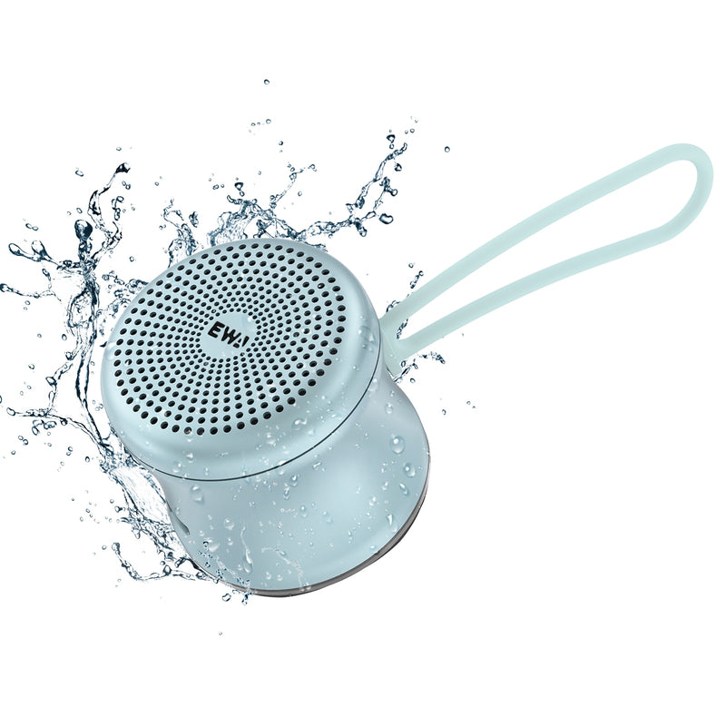 EWA A106 Pro Mini Bluetooth Speaker with Custom Bass Radiator, IPX7 Waterproof, Super Portable Speakers, Travel Case Packed